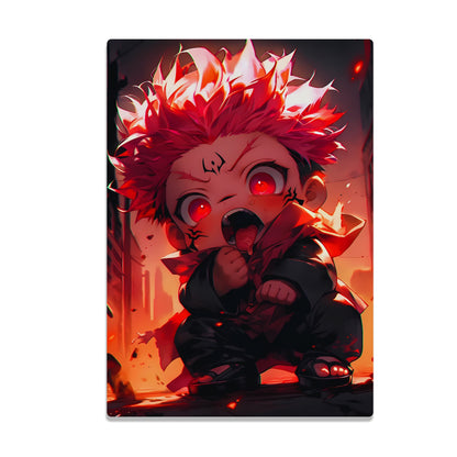 Sukuna - Jujutsu Kaisen - Metal Poster - Losstail