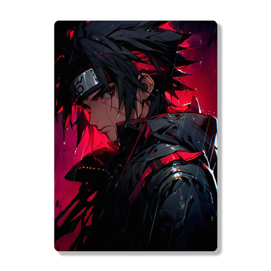 Sasuke Uchiha - Naruto - Metal Poster - Losstail