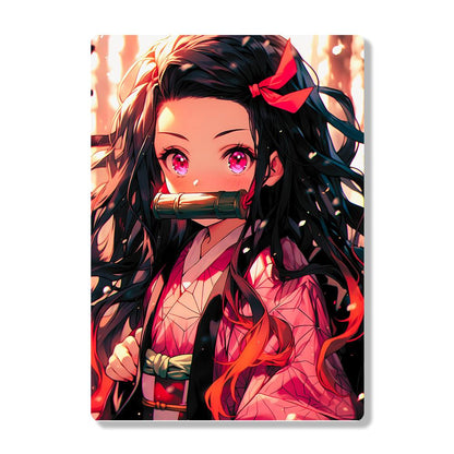 Nezuko Kamado - Demon Slayer - Metal Poster - Losstail - LOSSTAIL