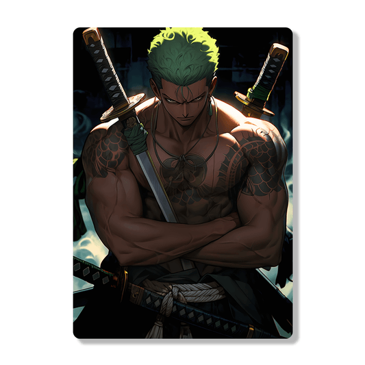 Roronoa Zoro - Onepiece - Metal Poster - Losstail.