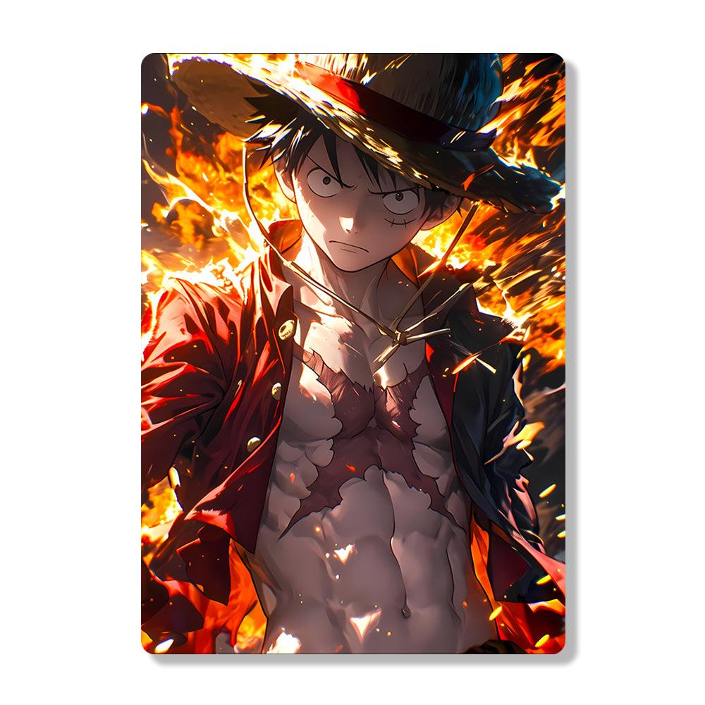 Monkey D Luffy -Onepiece - Metal Poster - Losstail.