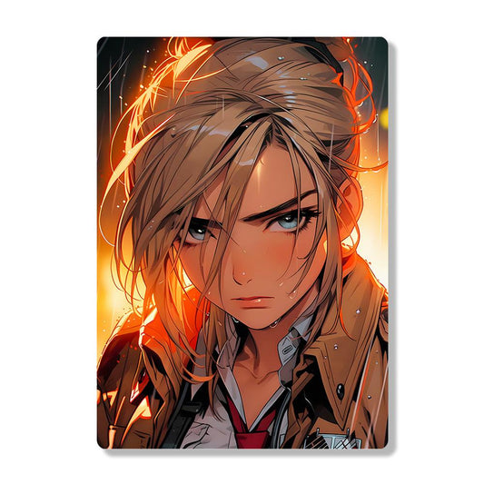 Annie Leonhardt - Attack On Titan - Metal Poster - Losstail