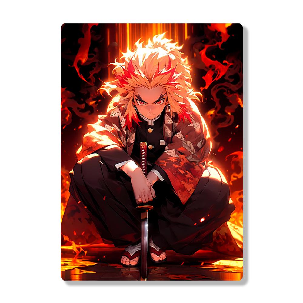 Kyojuro Rengoku - Demon Slayer - Metal Poster - Losstail - LOSSTAIL