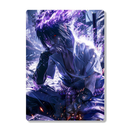 Sasuke Uchiha - Naruto - Metal Poster - Losstail