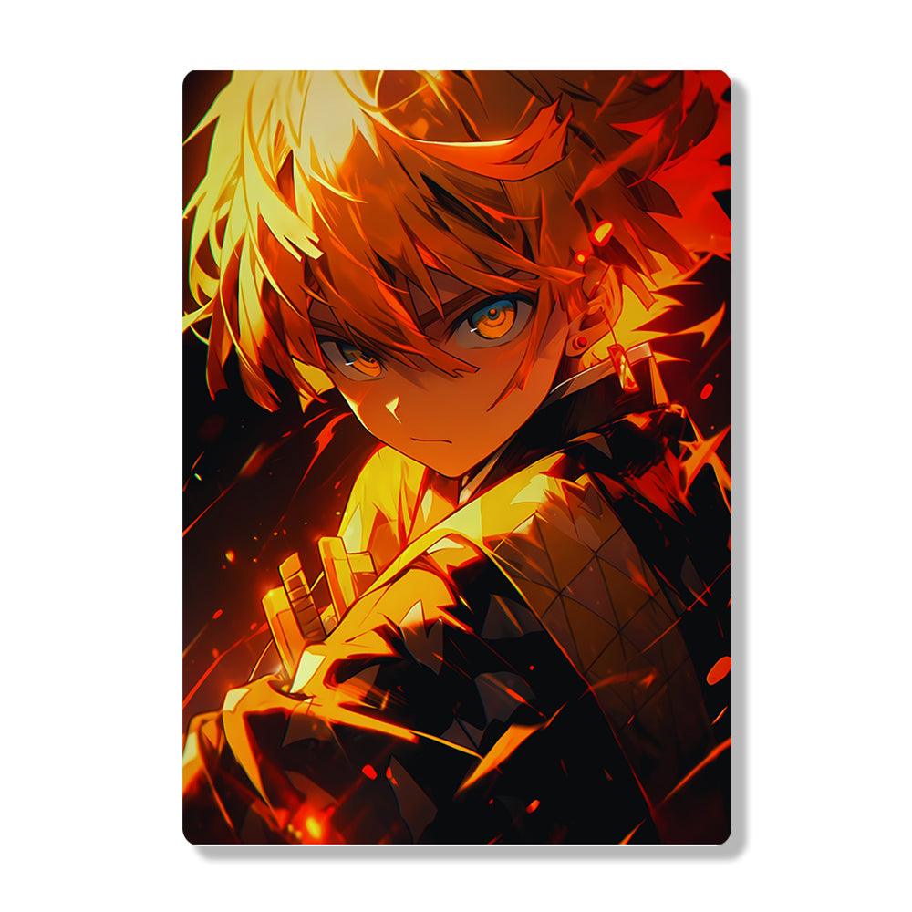 Zenitsu Agatuma - Demon Slayer - Metal Poster - Losstail - LOSSTAIL