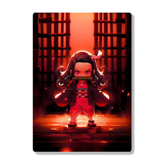 Nezuko Kamado - Demon Slayer - Metal Poster - Losstail - LOSSTAIL