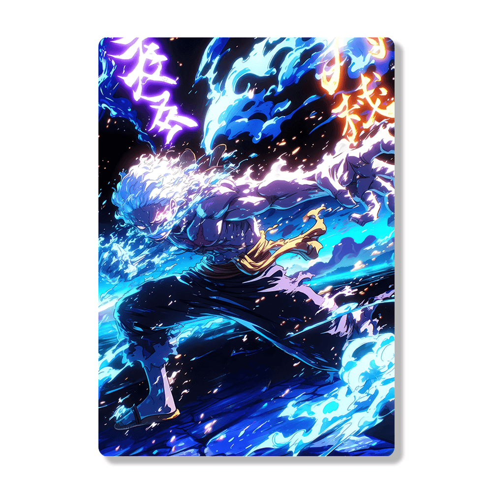 Gear 5 - Monkey D Luffy - Onepiece - Metal Poster - Losstail.