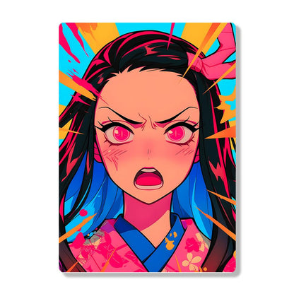 Nezuko Kamado - Demon Slayer - Metal Poster - Losstail - LOSSTAIL