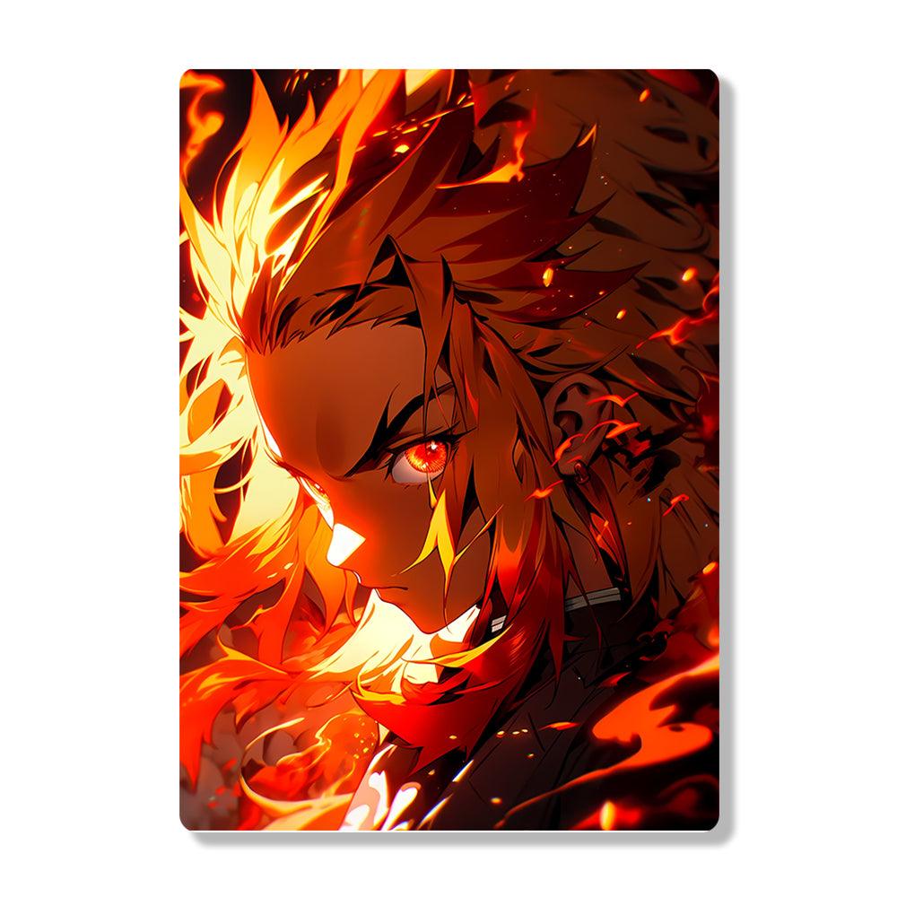 Kyojuro Rengoku - Demon Slayer - Metal Poster - Losstail - LOSSTAIL