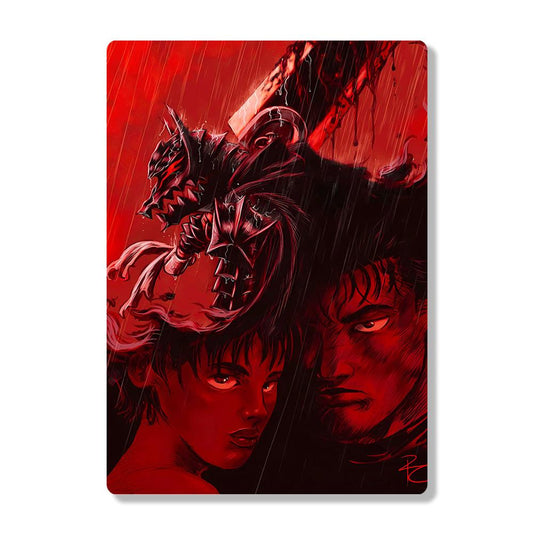 Guts & Casca - Berserk - Metal Poster - Losstail