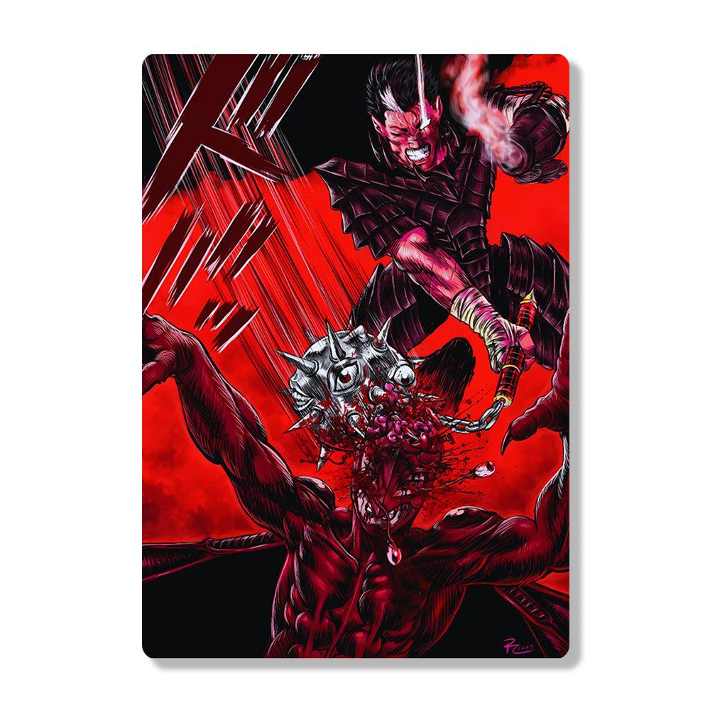 Guts - Berserk - Metal Poster - Losstail