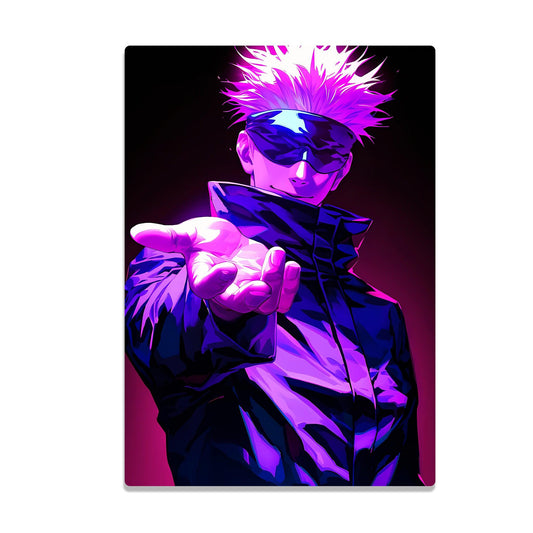 Satoru Gojo - Jujutsu Kaisen - Metal Poster - Losstail - LOSSTAIL