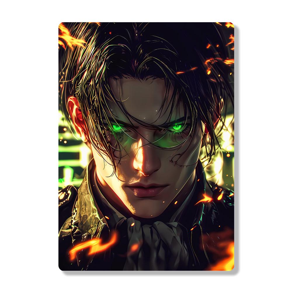 Levi Ackerman - Attack On Titan - Metal Poster - Losstail