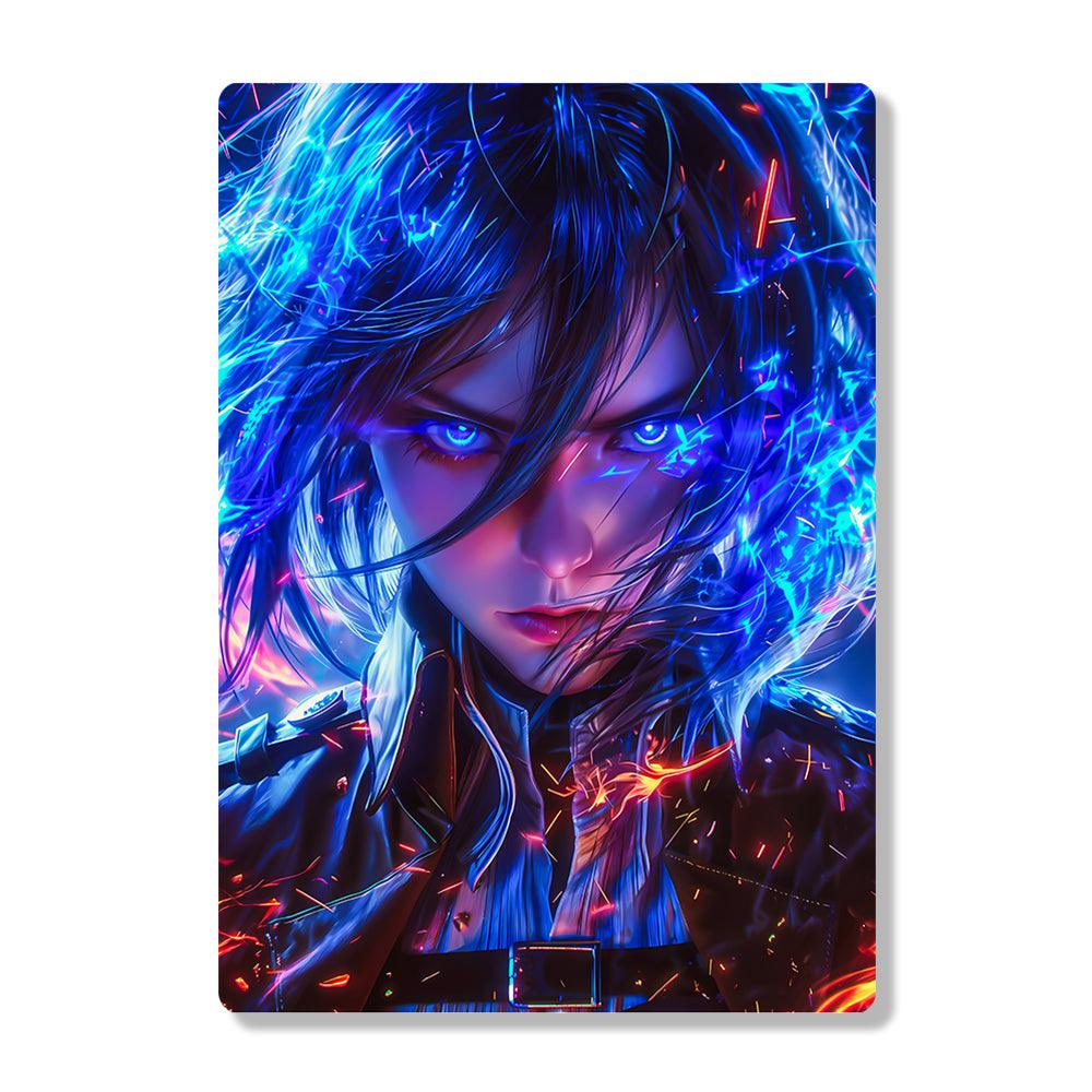 Mikasa Ackerman  - Attack On Titan - Metal Poster - Losstail