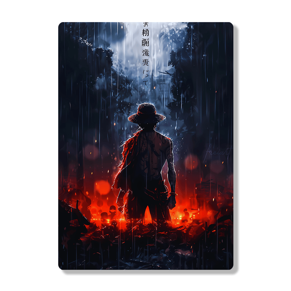 Monkey D Luffy  - Onepiece - Metal Poster - Losstail.