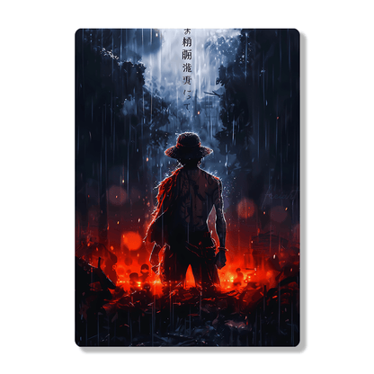 Monkey D Luffy  - Onepiece - Metal Poster - Losstail.