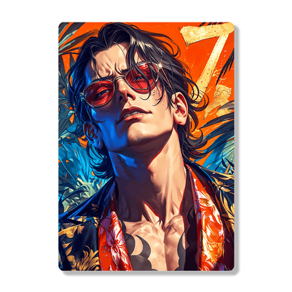 Portgas D Ace - Onepiece - Metal Poster - Losstail.