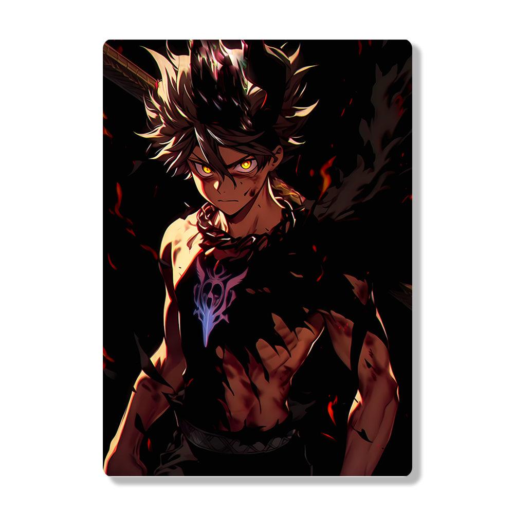 Asta - Black Clover - Metal Poster - Losstail - LOSSTAIL