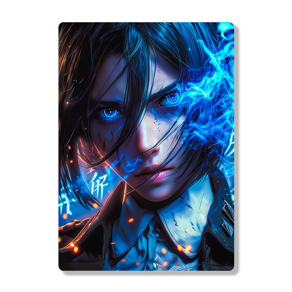 Mikasa Ackerman  - Attack On Titan - Metal Poster - Losstail