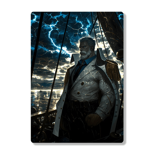 Monkey D Garp - Onepiece - Metal Poster - Losstail.