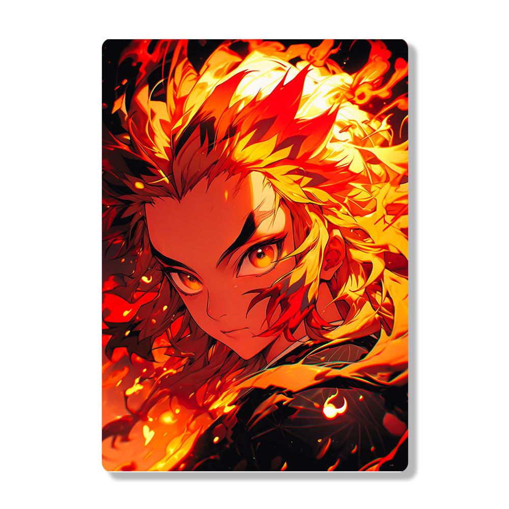 Kyojuro Rengoku - Demon Slayer - Metal Poster - Losstail - LOSSTAIL