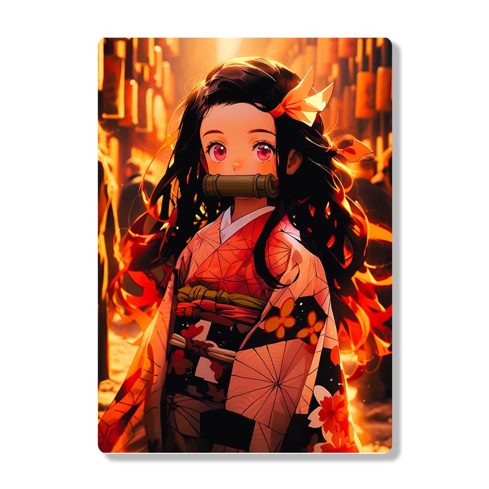 Nezuko Kamado - Demon Slayer - Metal Poster - Losstail - LOSSTAIL