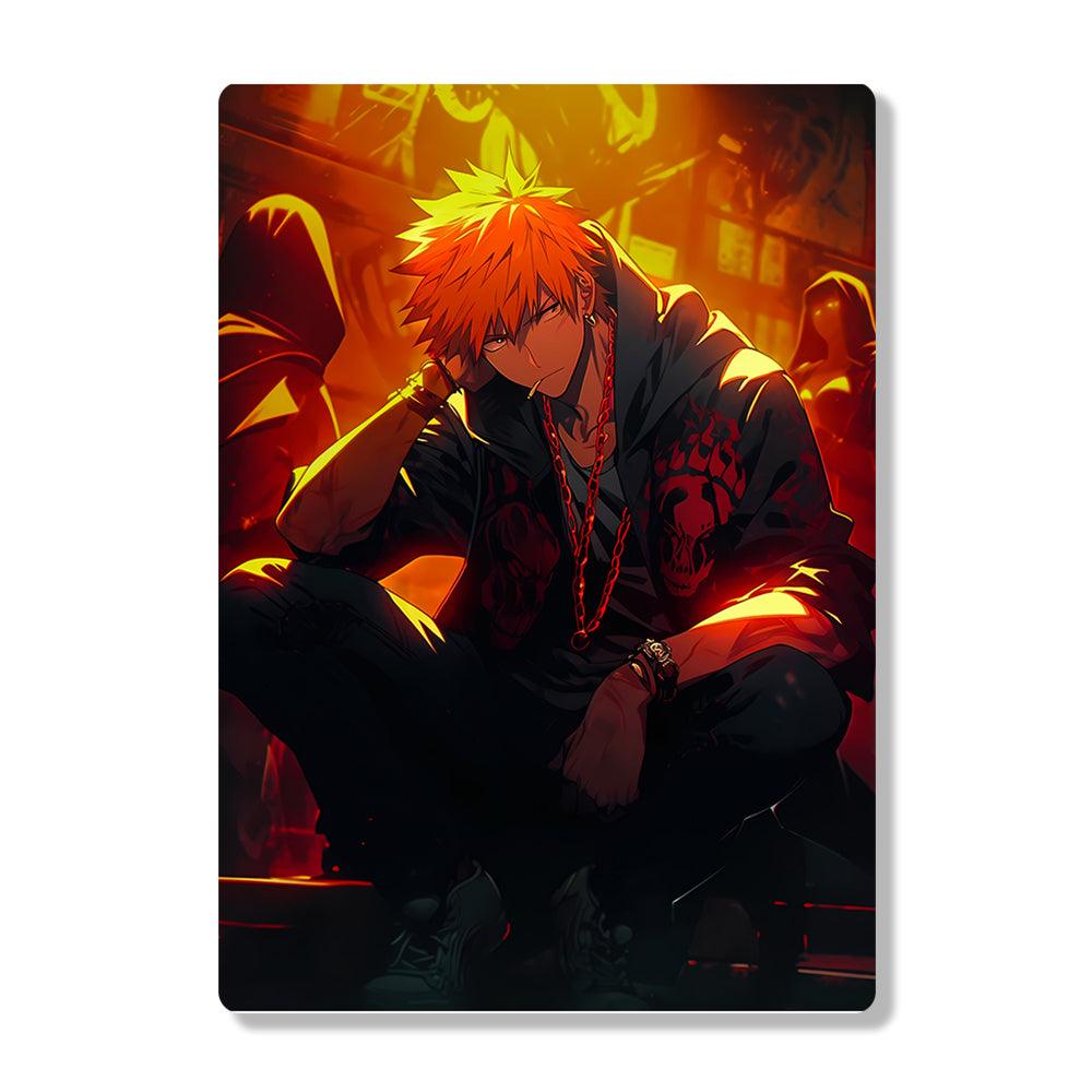 Ichigo Kurosaki - Bleach - Metal Poster - Losstail - LOSSTAIL