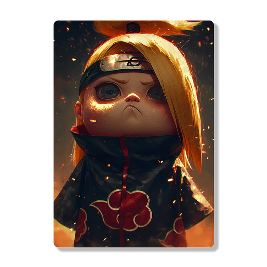 Kid Deidara - Naruto - Metal Poster - Losstail.