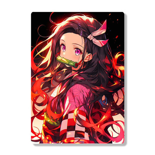 Nezuko Kamado - Demon Slayer - Metal Poster - Losstail - LOSSTAIL