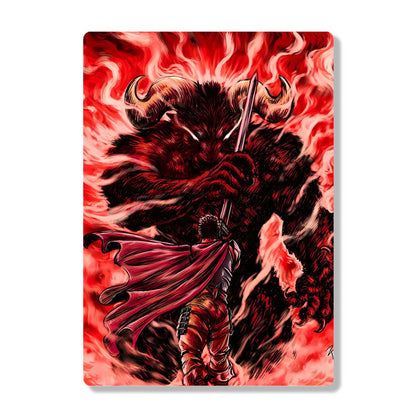 Guts - Berserk - Metal Poster - Losstail