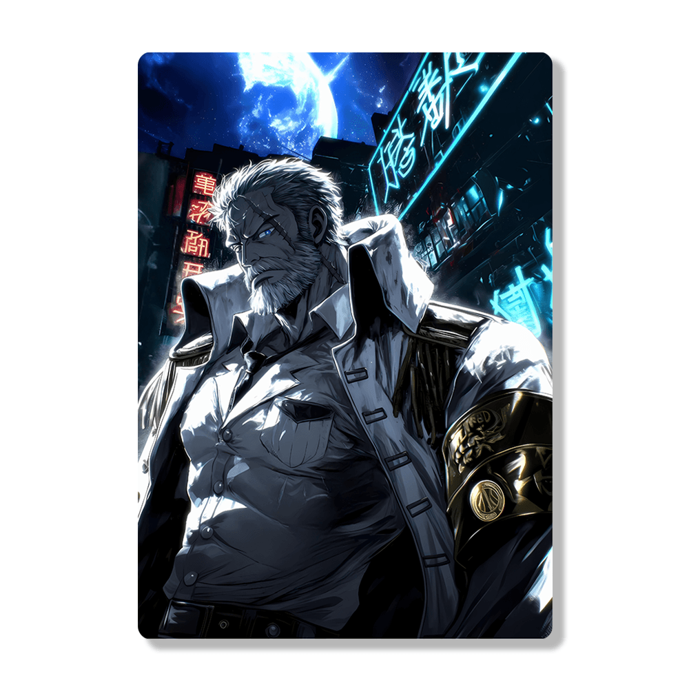 Monkey D Garp - Onepiece - Metal Poster - Losstail.