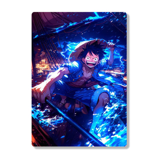 Monkey D Luffy - Onepiece - Metal Poster - Losstail.