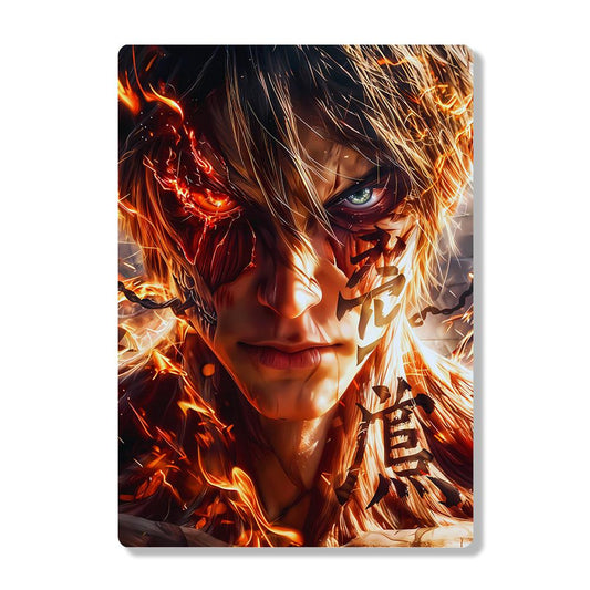 Eren Yeager - Attack On Titan - Metal Poster - Losstail