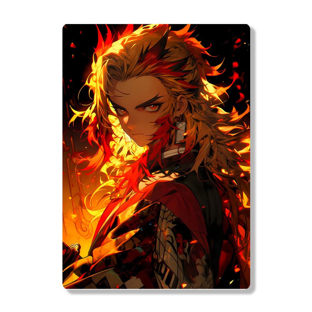 Kyojuro Rengoku - Demon Slayer - Metal Poster - Losstail - LOSSTAIL