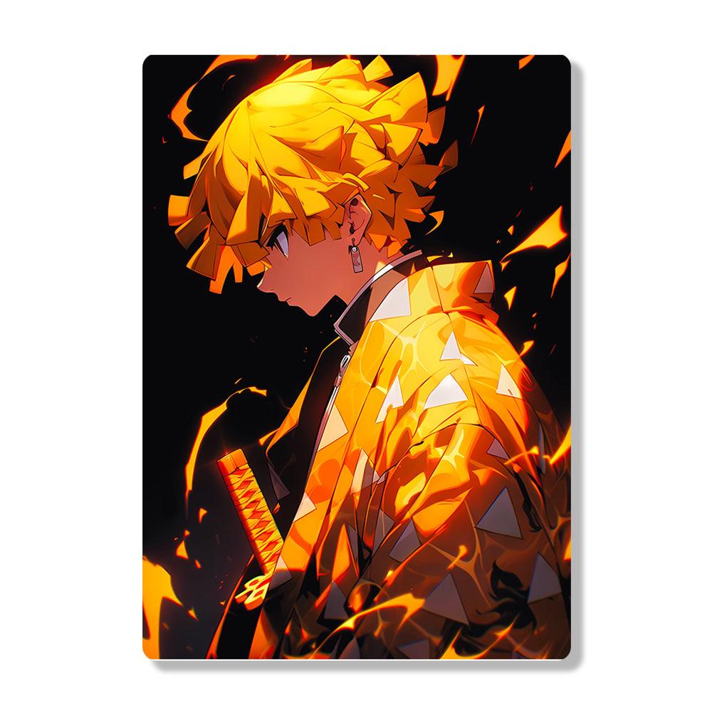 Zenitsu Agatsuma - Demon Slayer - Metal Poster - Losstail - LOSSTAIL