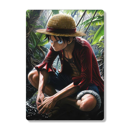 Monkey D Luffy - Onepiece - Metal Poster - Losstail.