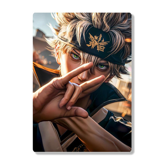 Asta - Black Clover - Metal Poster - Losstail - LOSSTAIL