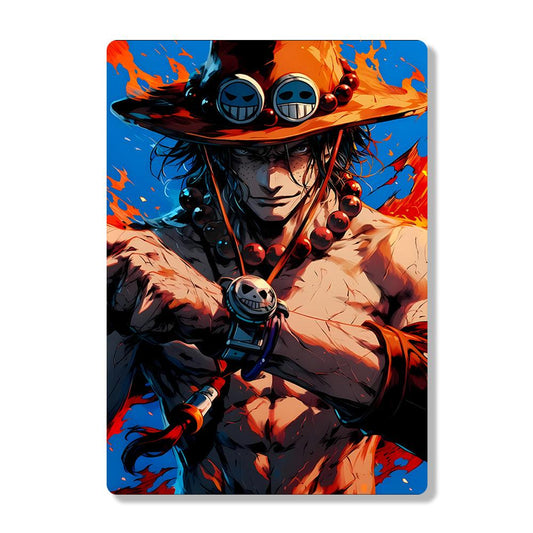 Portgas D Ace -Onepiece - Metal Poster - Losstail.