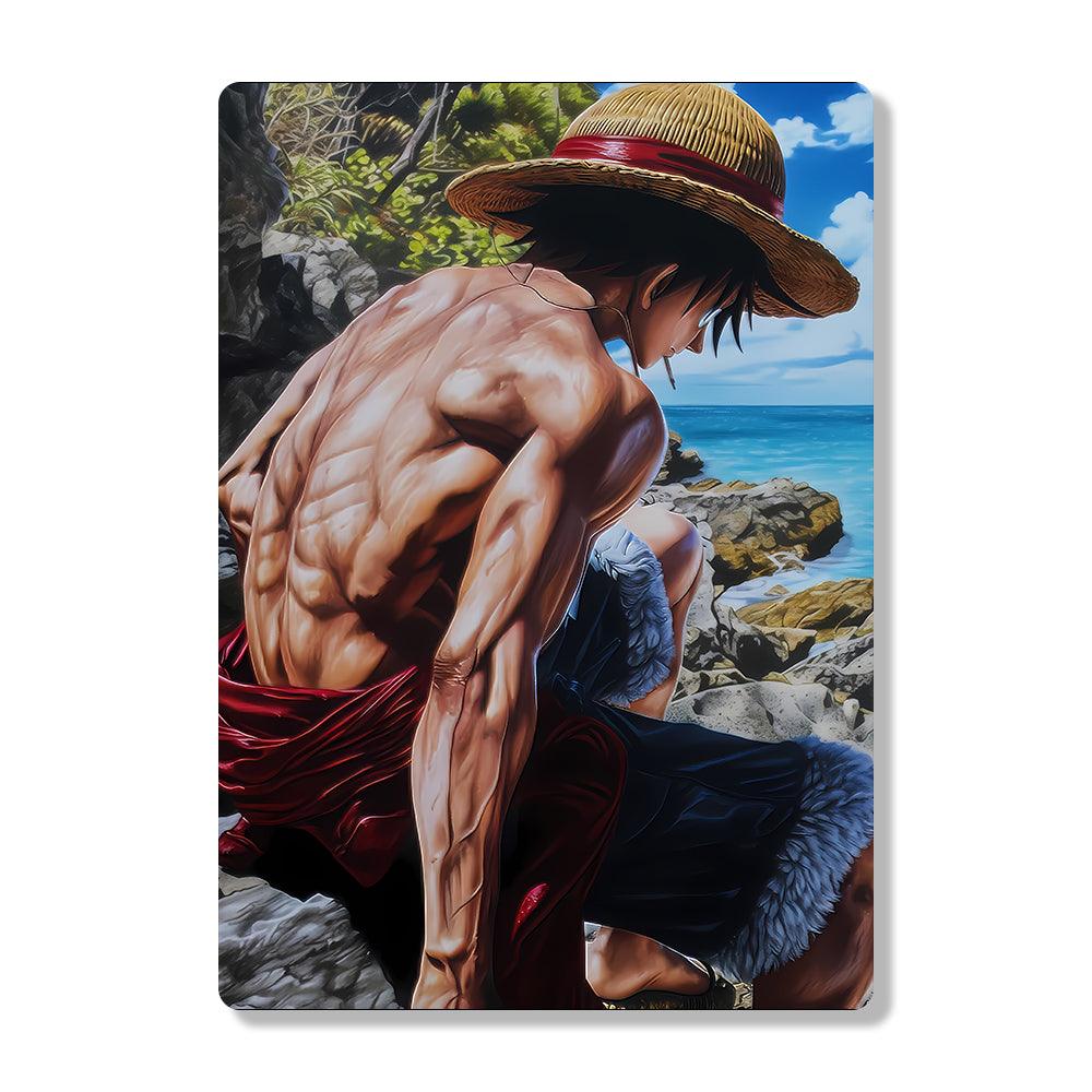 Monkey D Luffy - Onepiece - Metal Poster - Losstail.