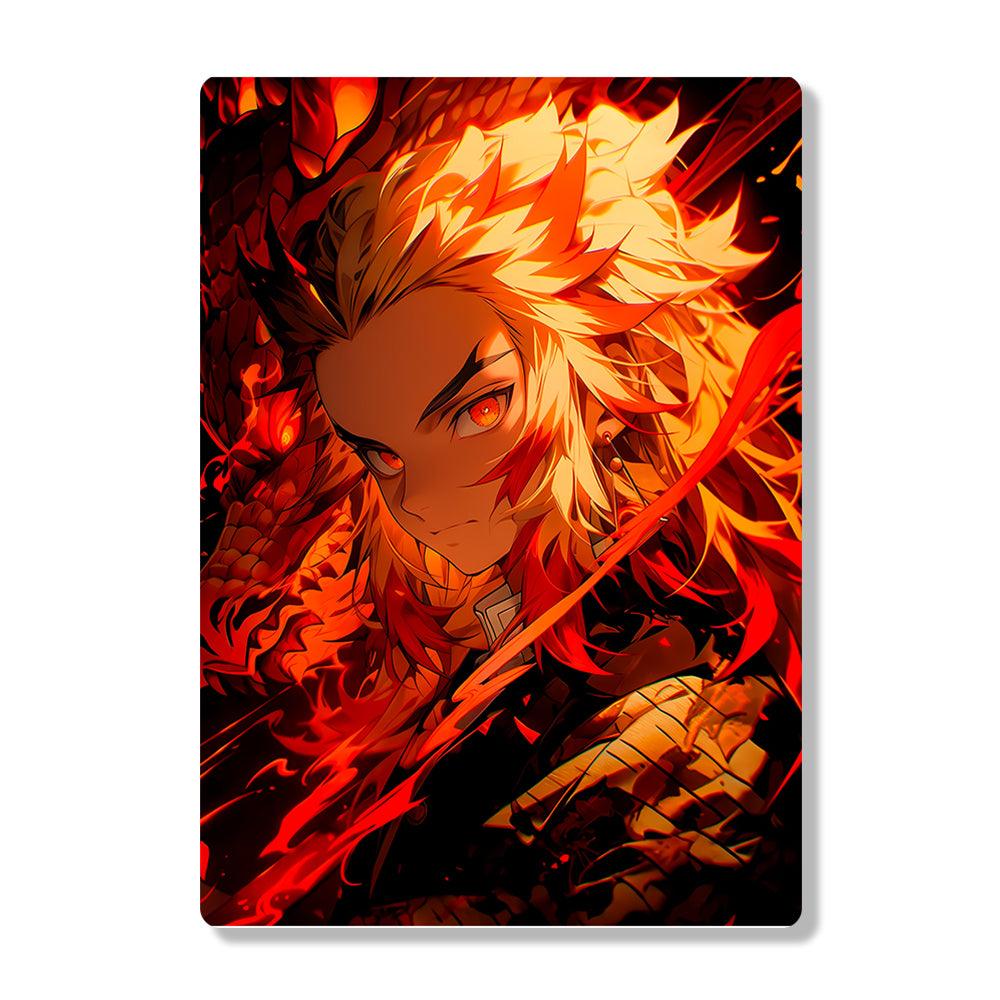 Kyojuro Rengoku - Demon Slayer - Metal Poster - Losstail - LOSSTAIL