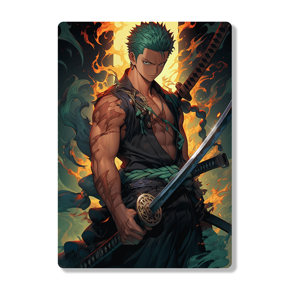 Roronoa Zoro - Onepiece - Metal Poster - Losstail.