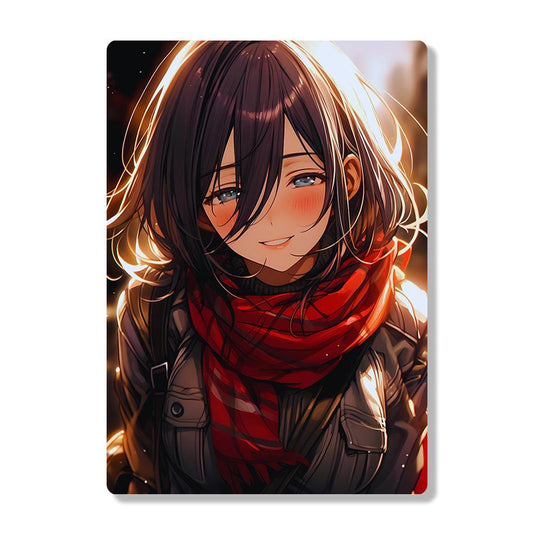 Mikasa Ackerman - Attack On Titan - Metal Poster - Losstail