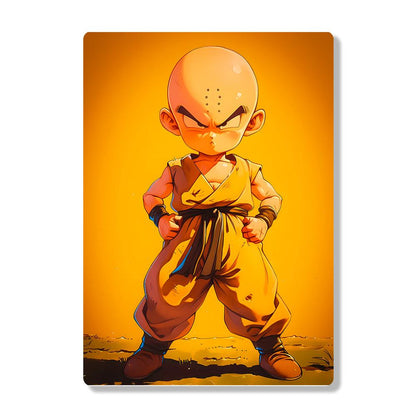 Krillin - Dragon Ball - Metal Poster - Losstail - LOSSTAIL