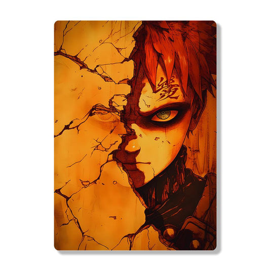 Gaara - Naruto - Metal Poster - Losstail