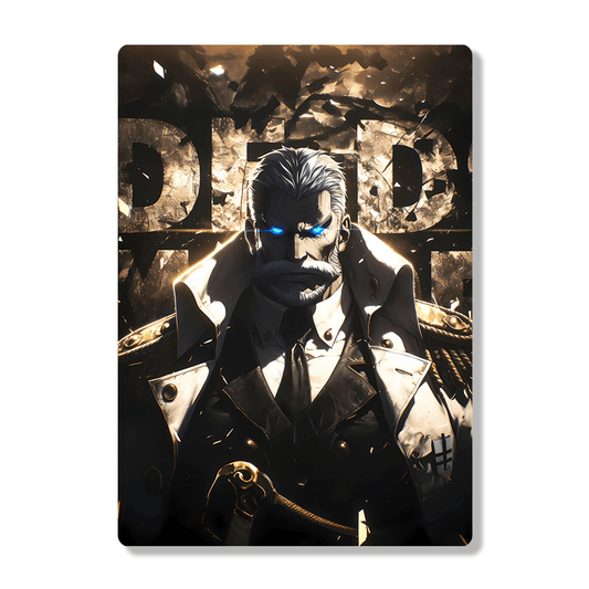 Monkey D Garp - Onepiece - Metal Poster - Losstail.