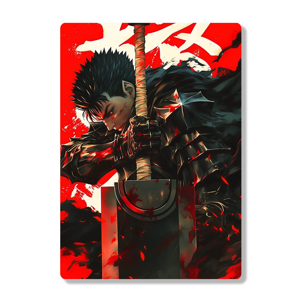 Guts  - Berserk - Metal Poster - Losstail