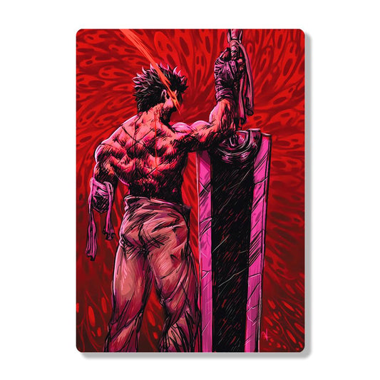 Guts - Berserk - Metal Poster - Losstail