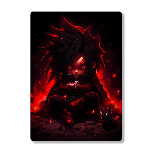 Kid Madara Uchiha - Naruto - Metal Poster - Losstail.