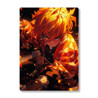 Zenitsu Agatsuma - Demon Slayer - Metal Poster - Losstail - LOSSTAIL