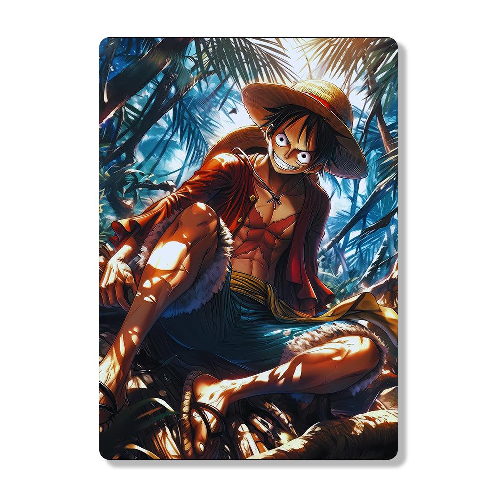 Monkey D Luffy - Onepiece - Metal Poster - Losstail.